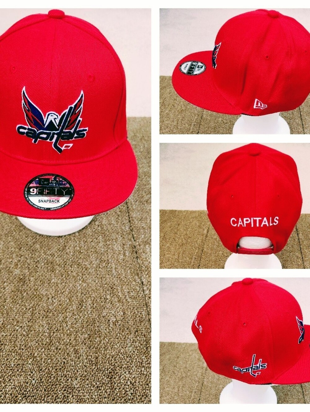 WASHINGTON CAPITALS NHL HOCKEY SNAPBACK HAT.